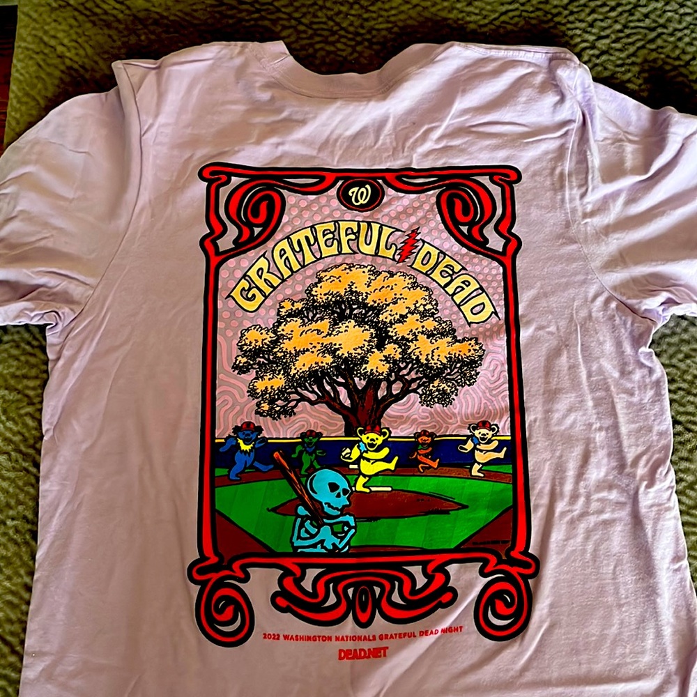 Grateful Dead x Washington Nationals Tshirt 2022